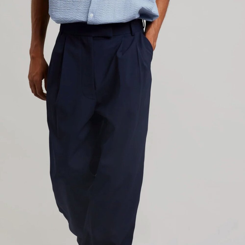 Beo Suit Pants - BLUE - The Frankie Shop